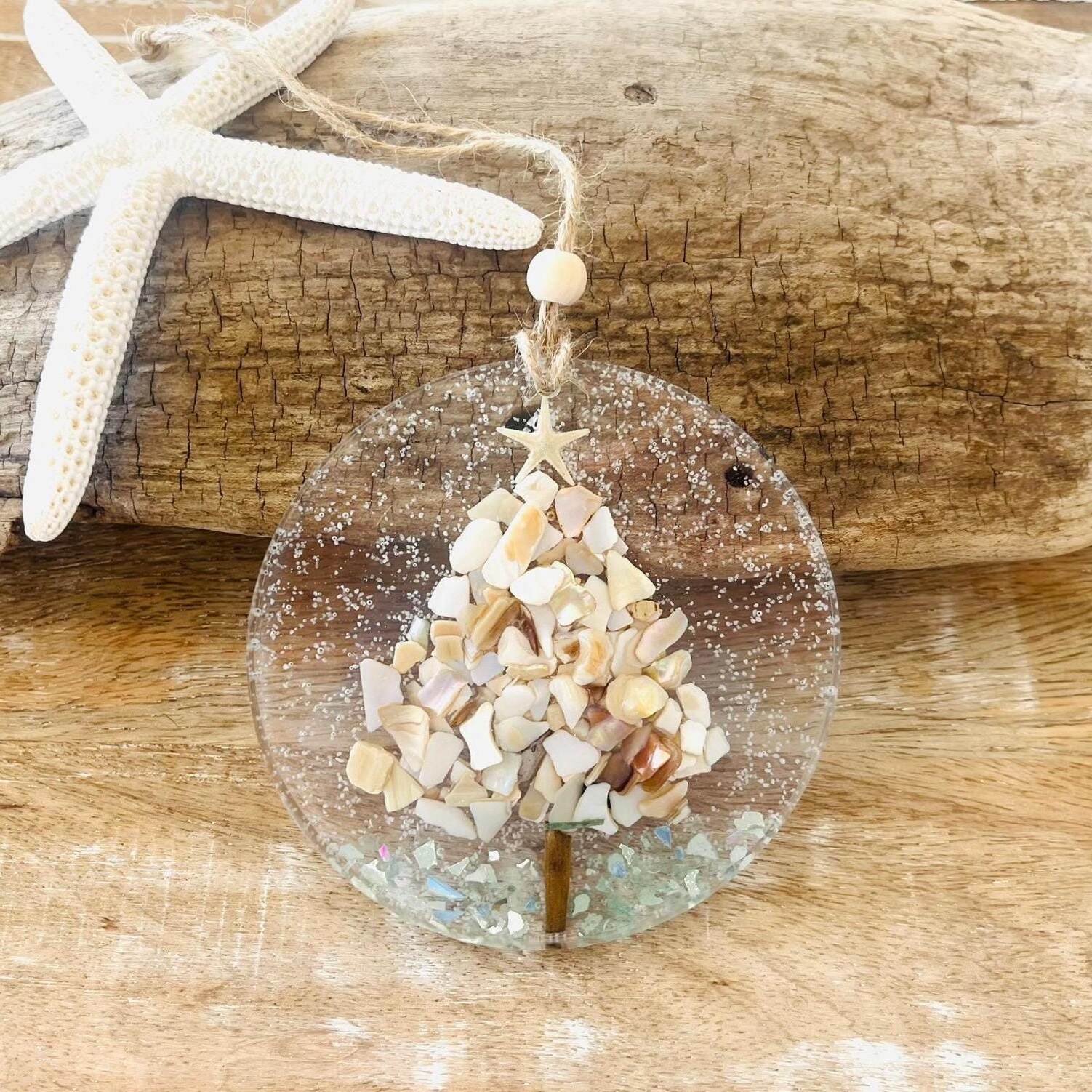 🌲Coastal Christmas Ornament