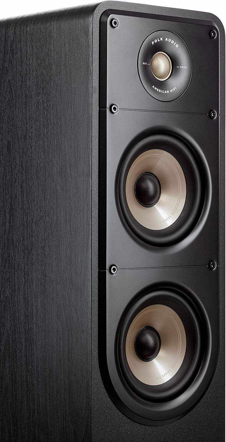 Polk Audio Signature Elite ES20 Bookshelf Speaker - Hi-Res Audio Certified,Dolby Atmos & DTS:X Compatible, 1