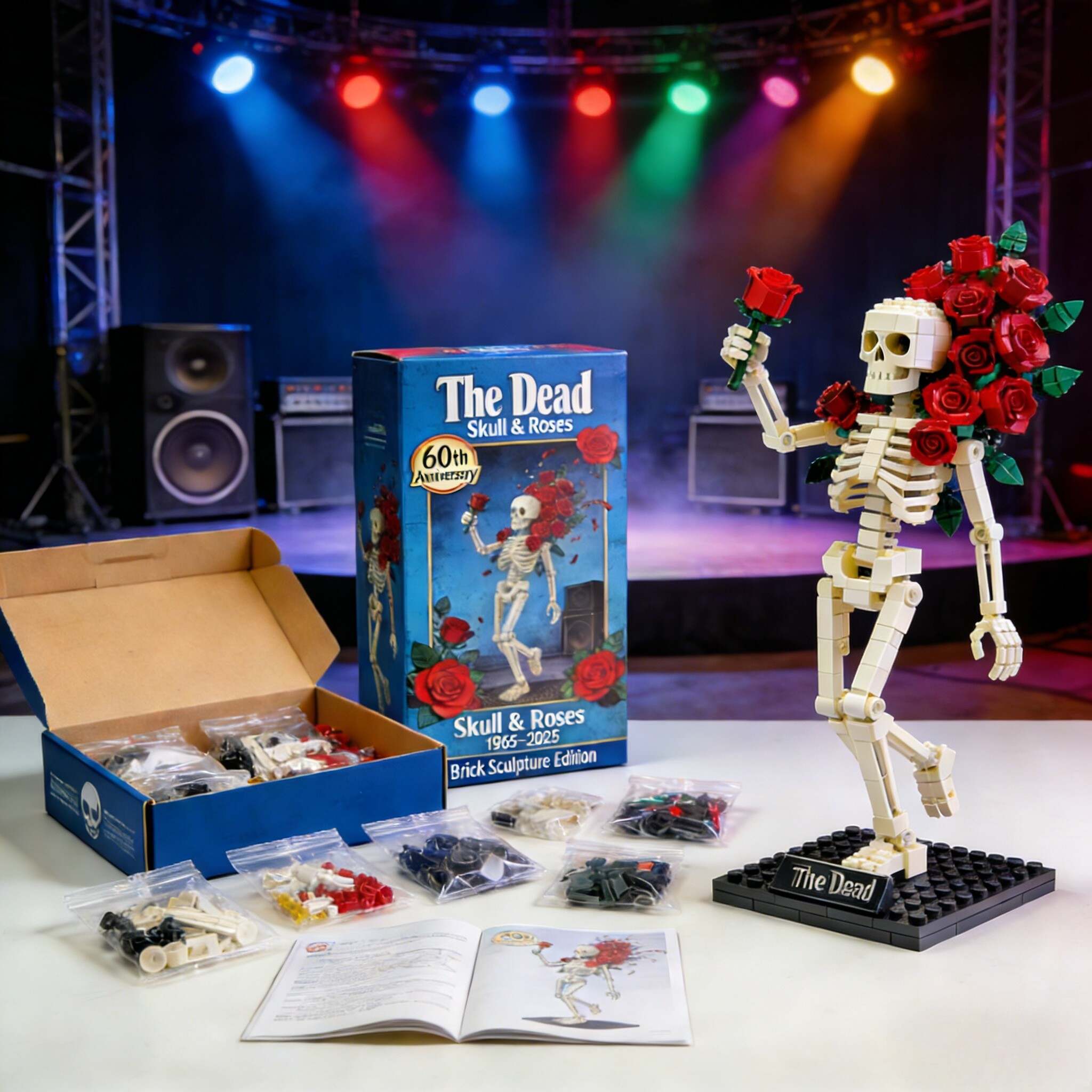 The Dead 60TH “Skull & Roses” Brick Set