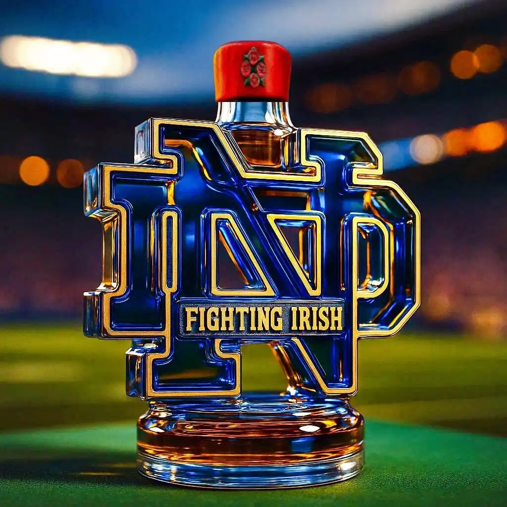 Notre Dame Fighting Irish Whiskey bottle