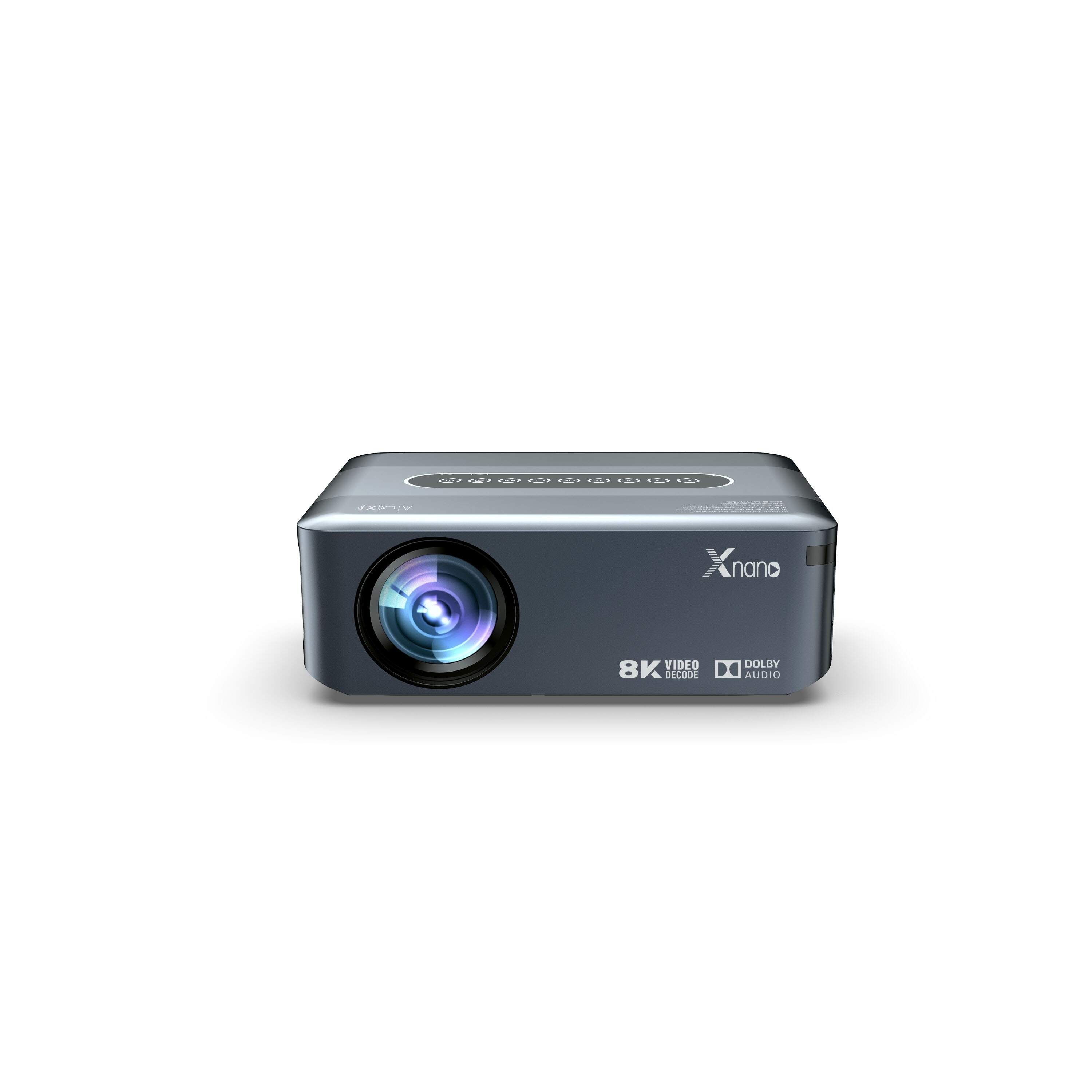 8K Projector With WiFi And BT, 12000L Native 1080p Projector, Movie Projector For Outdoor Use, 200