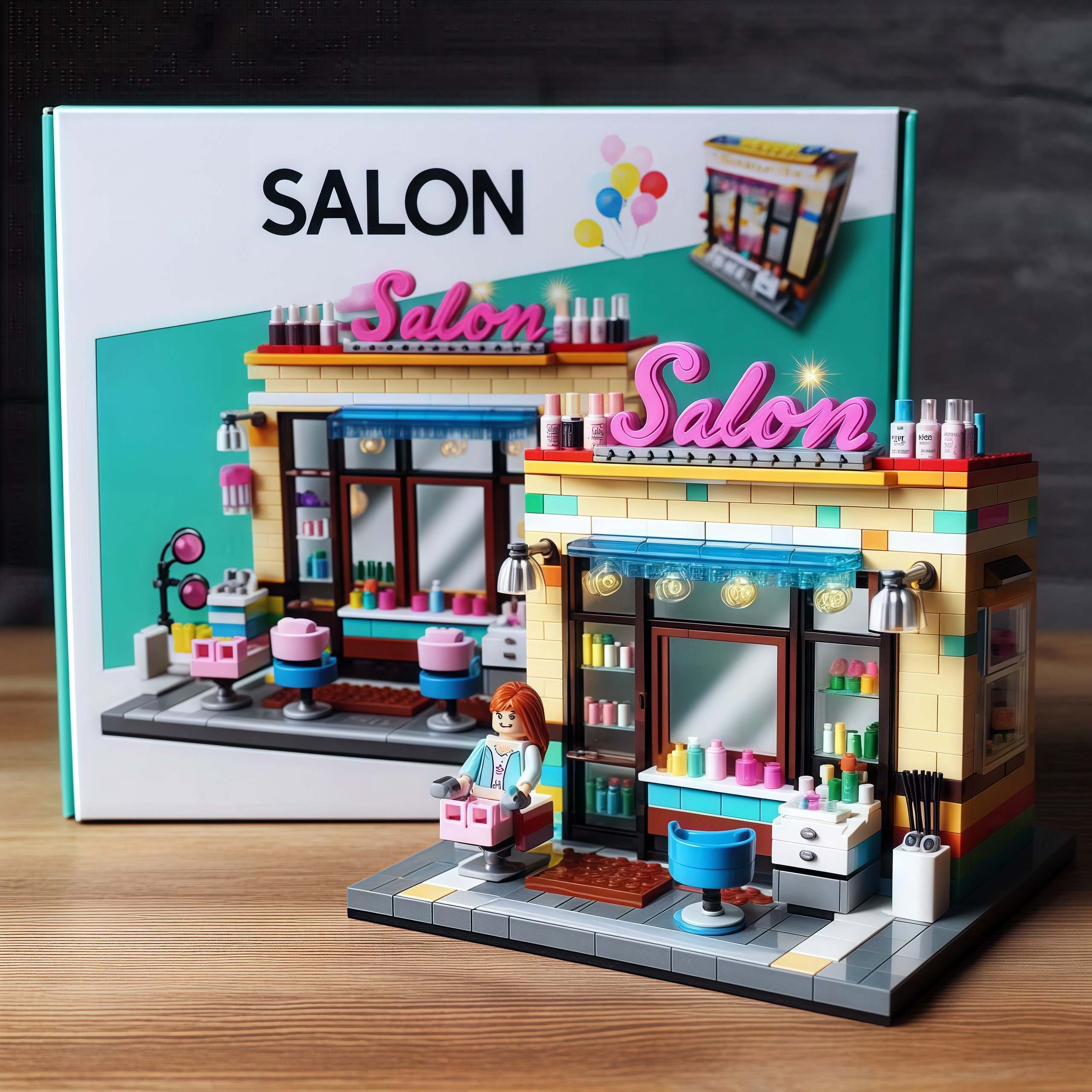 💈Classic Barbershop Brick Set