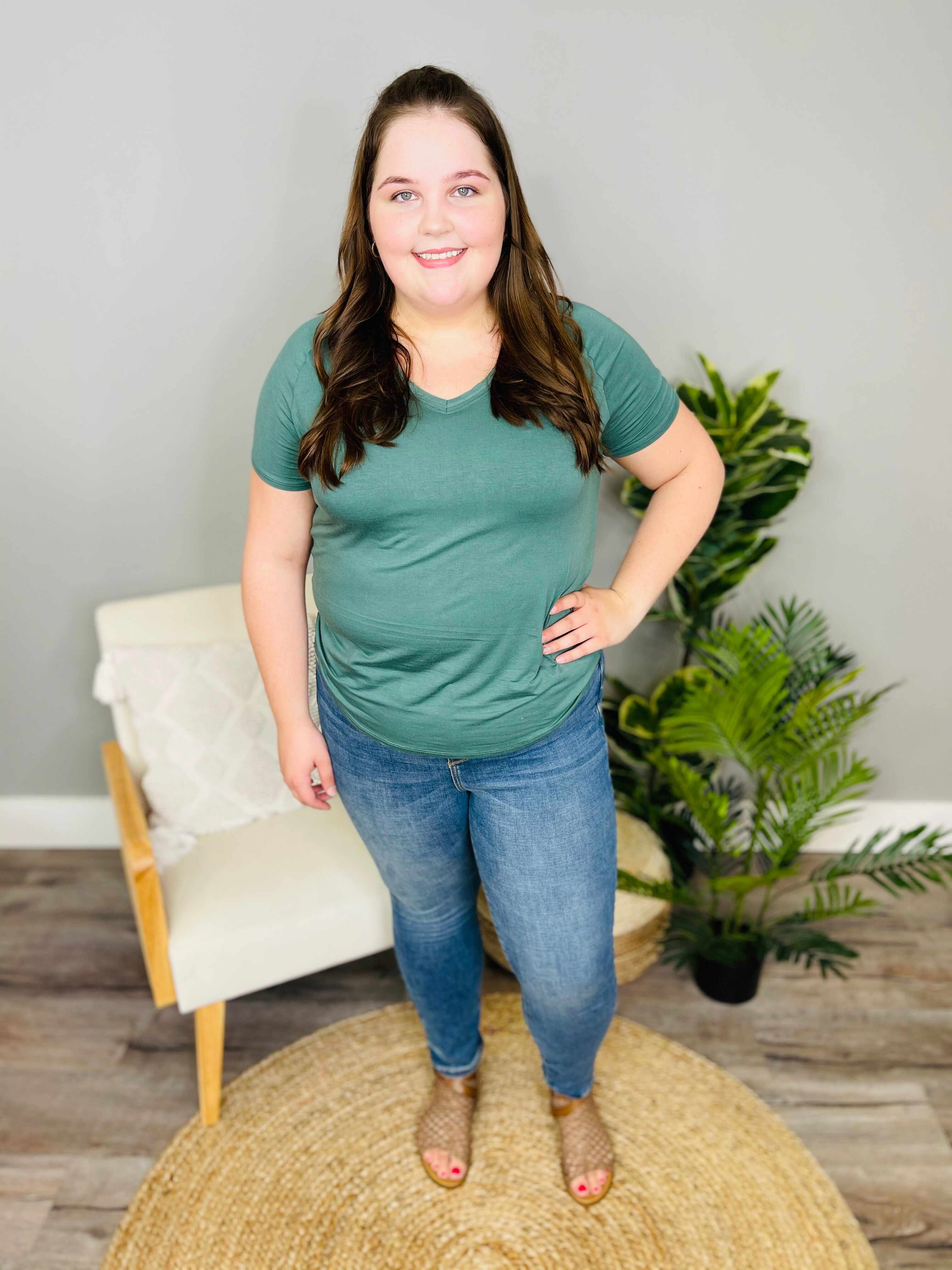 PLUS/ REG  Easy Like Sunday Morning Relaxed Jeans