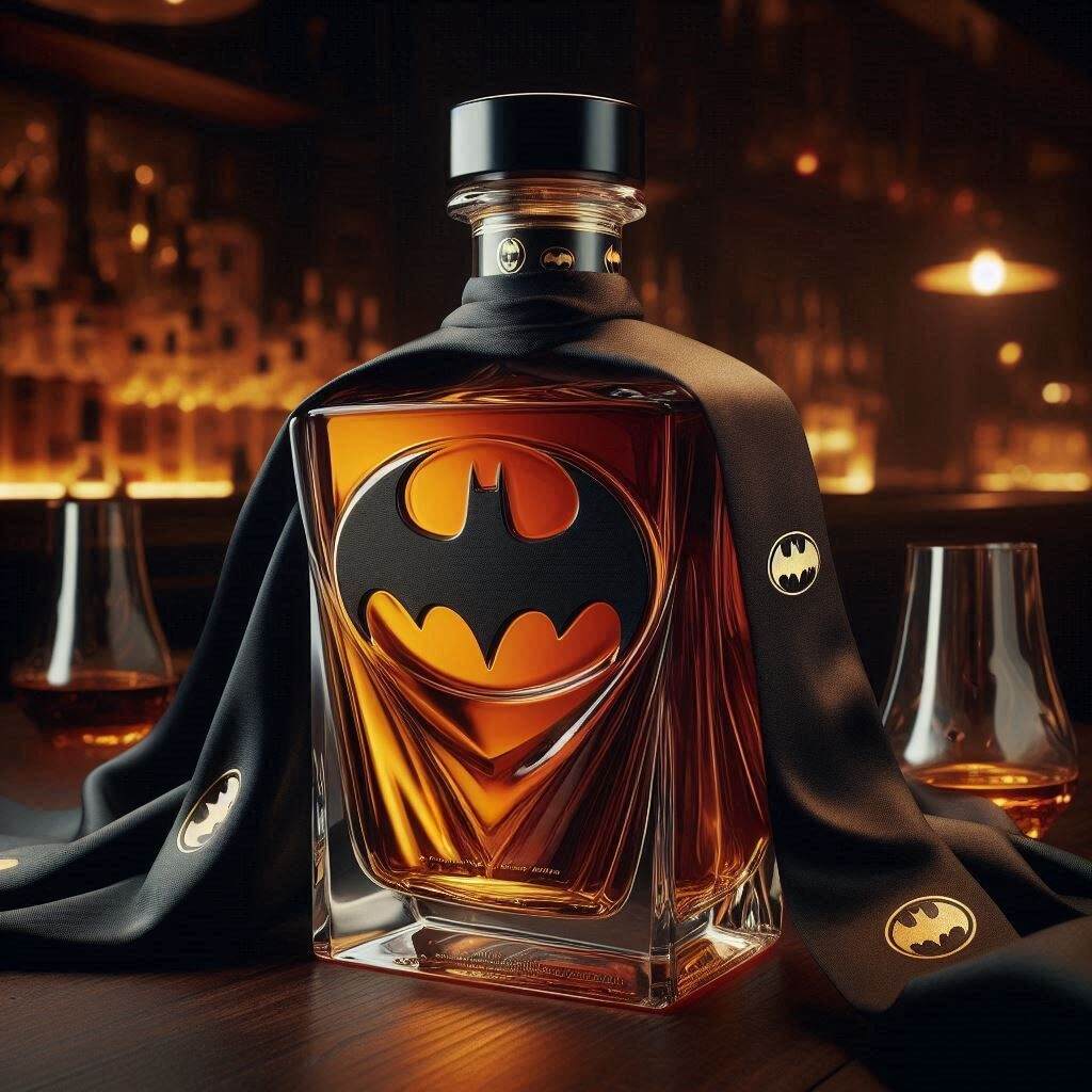 Limited Edition Batman Whiskey Bottle