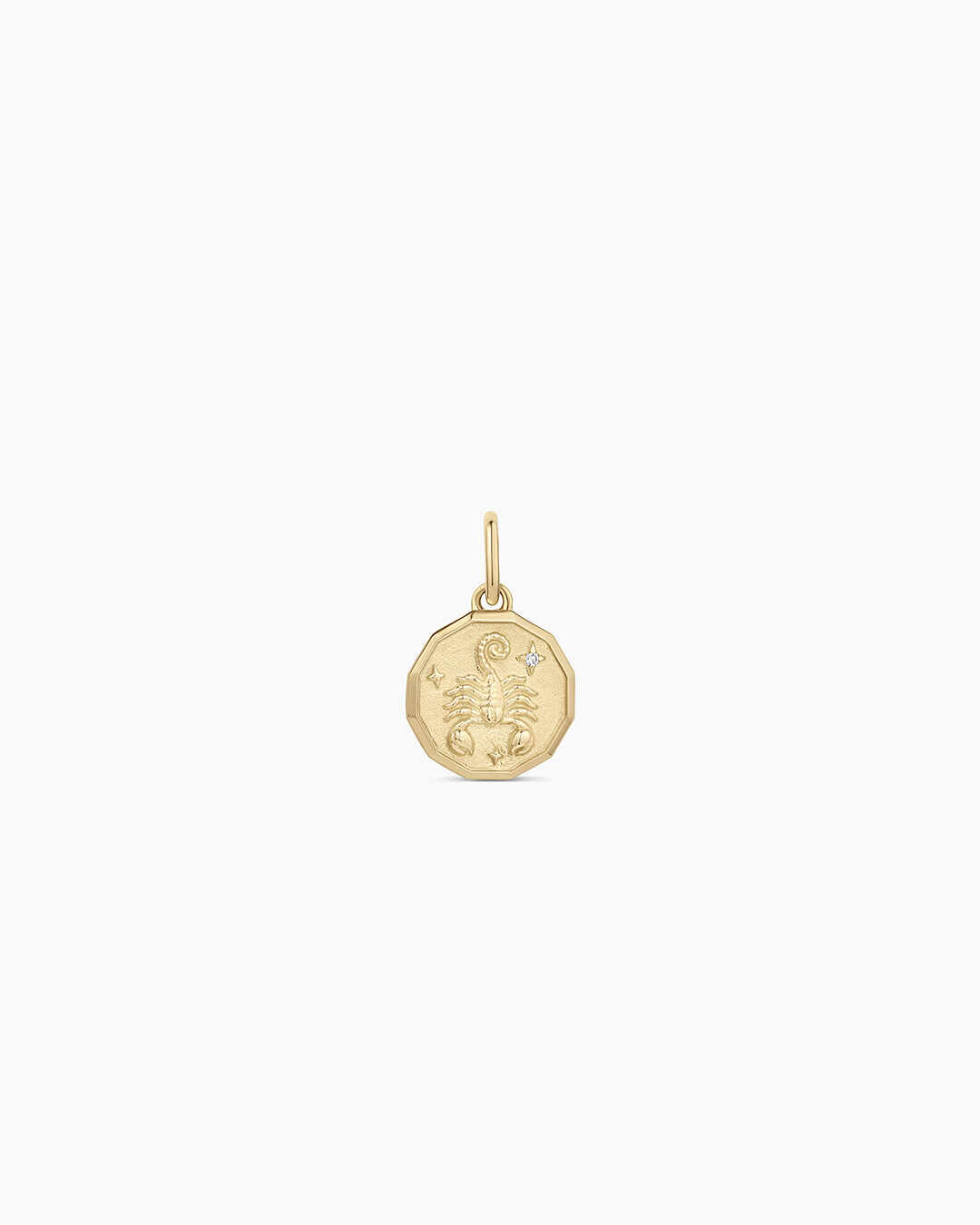 Diamond Zodiac Coin Charm