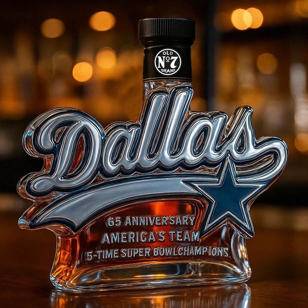 Dallas Cowboys Whisky Bottle