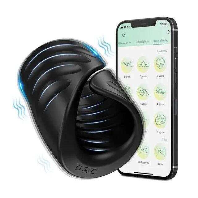 PASSION PULSE APP-Controlled Glans Trainer & Delay Cock Ring Vibrator