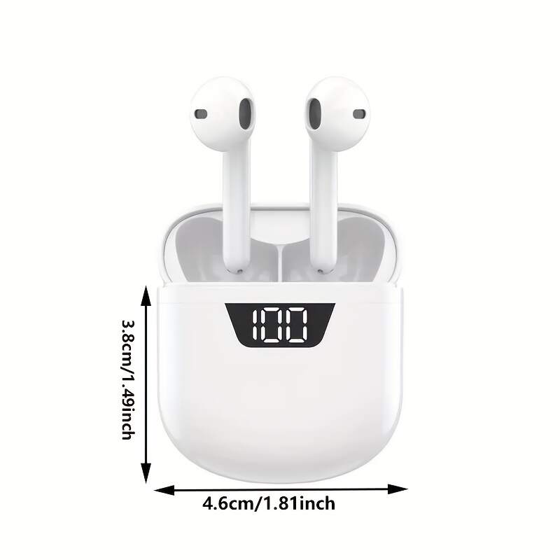 New Model with Digital Display TWS In-Ear Stereo Wireless Earbuds Sports Long Life Headset Gaming Earbuds Suitable for Everyone