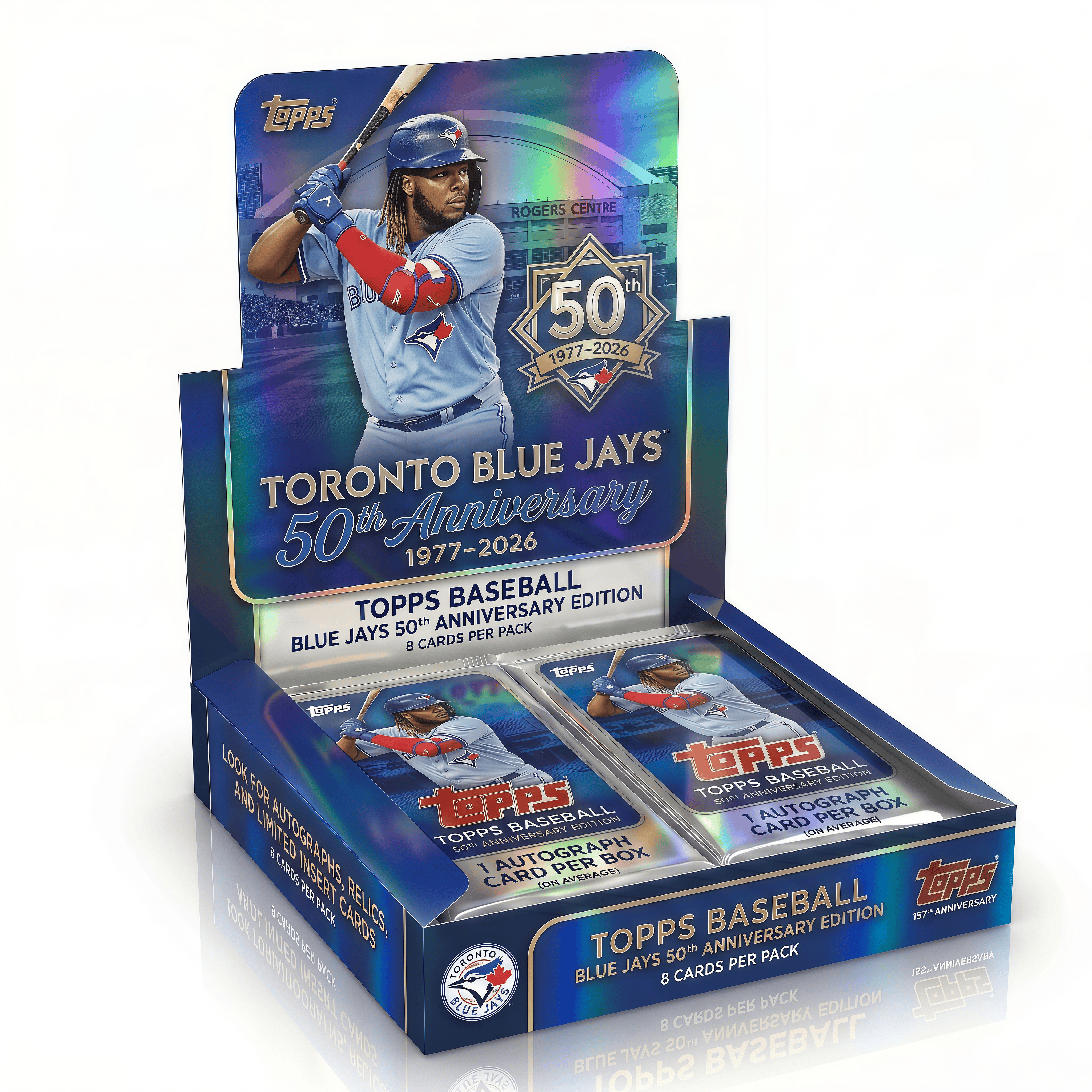 2026 Toronto Blue Jays 50th Anniversary Trading Cards Hobby Box