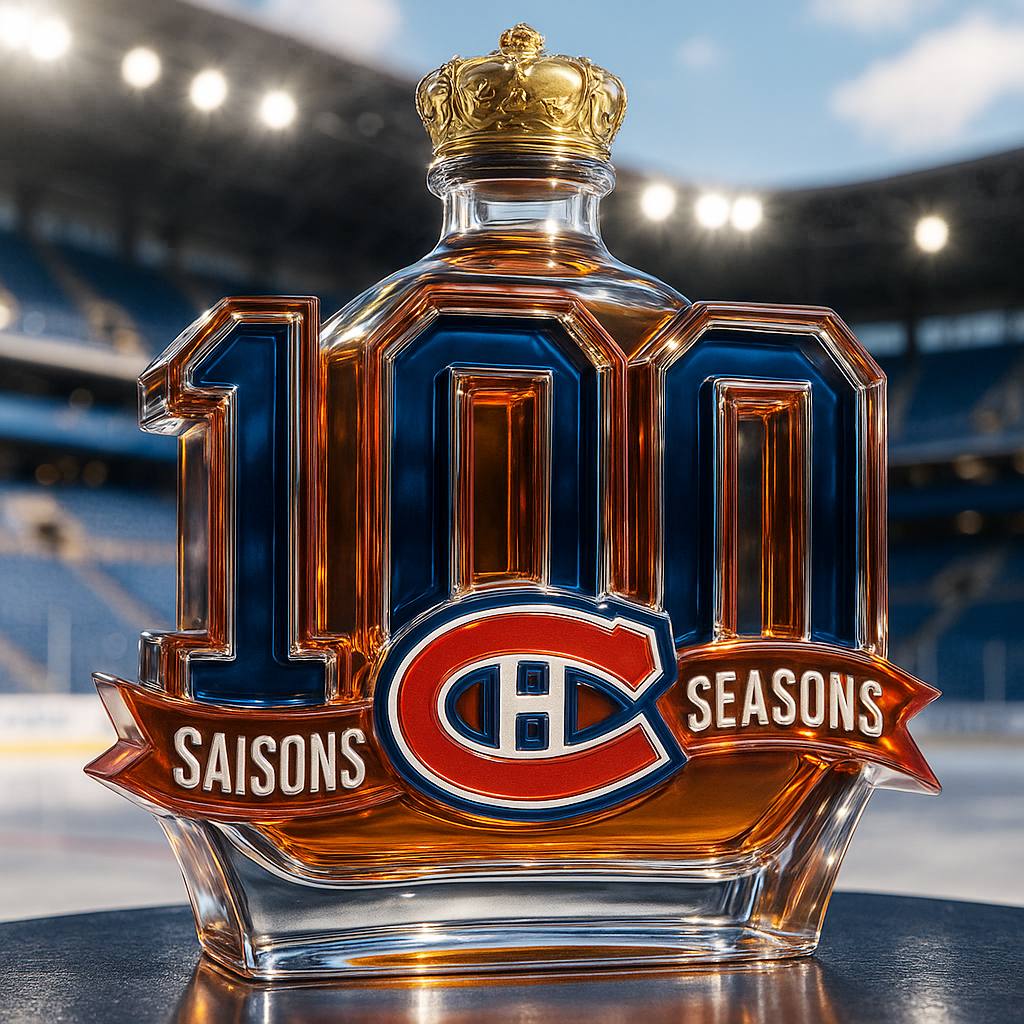 Montreal Canadiens Commemorative Whiskey Bottle