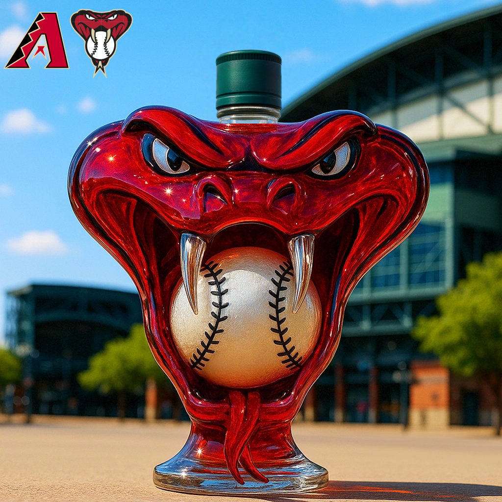Arizona Diamondbacks Whiskey Bottle