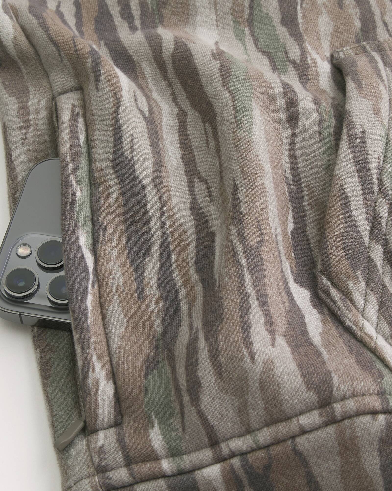 Boxy Camo Hoodie