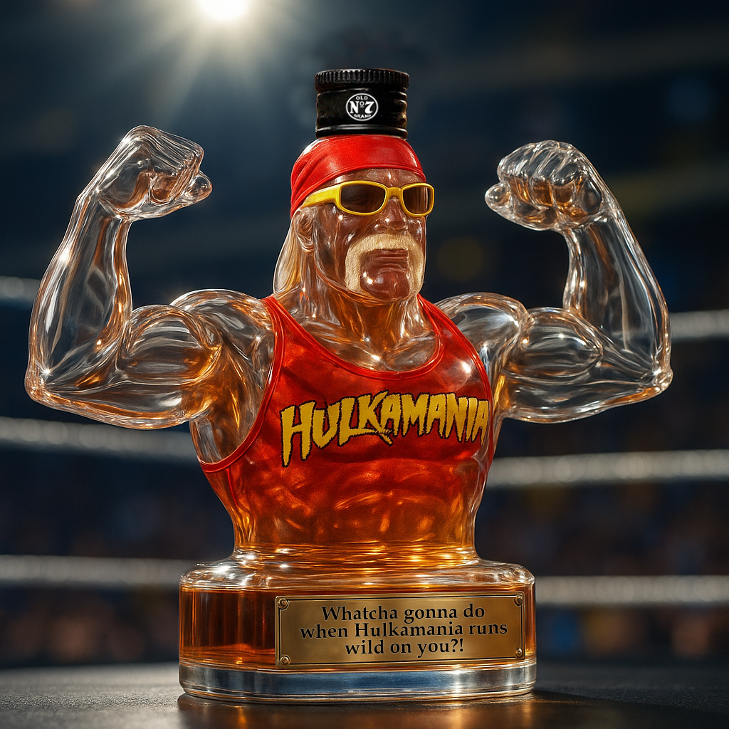 Hulk Hogan Memorial Whiskey Bottle
