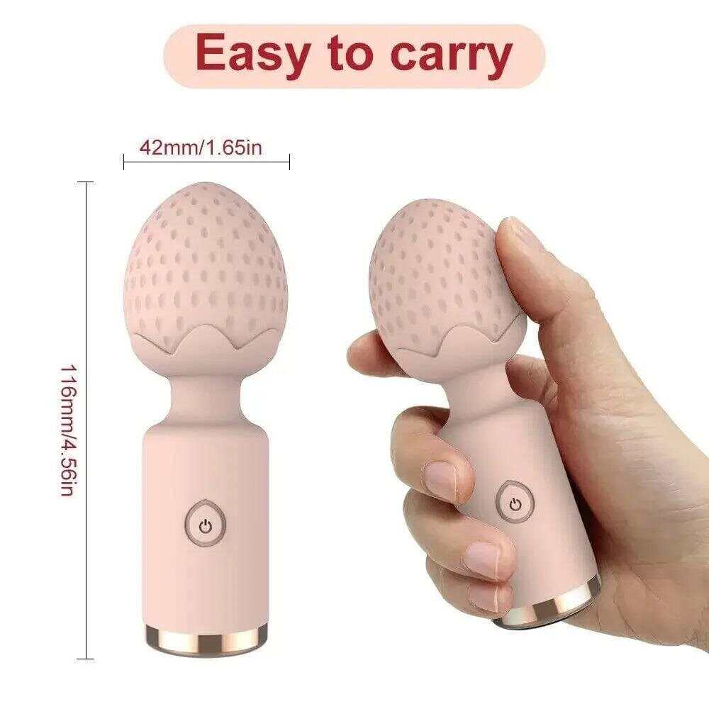 Strawberry Vibrator Dildo – Female Masturbation & Anal Sex Toy