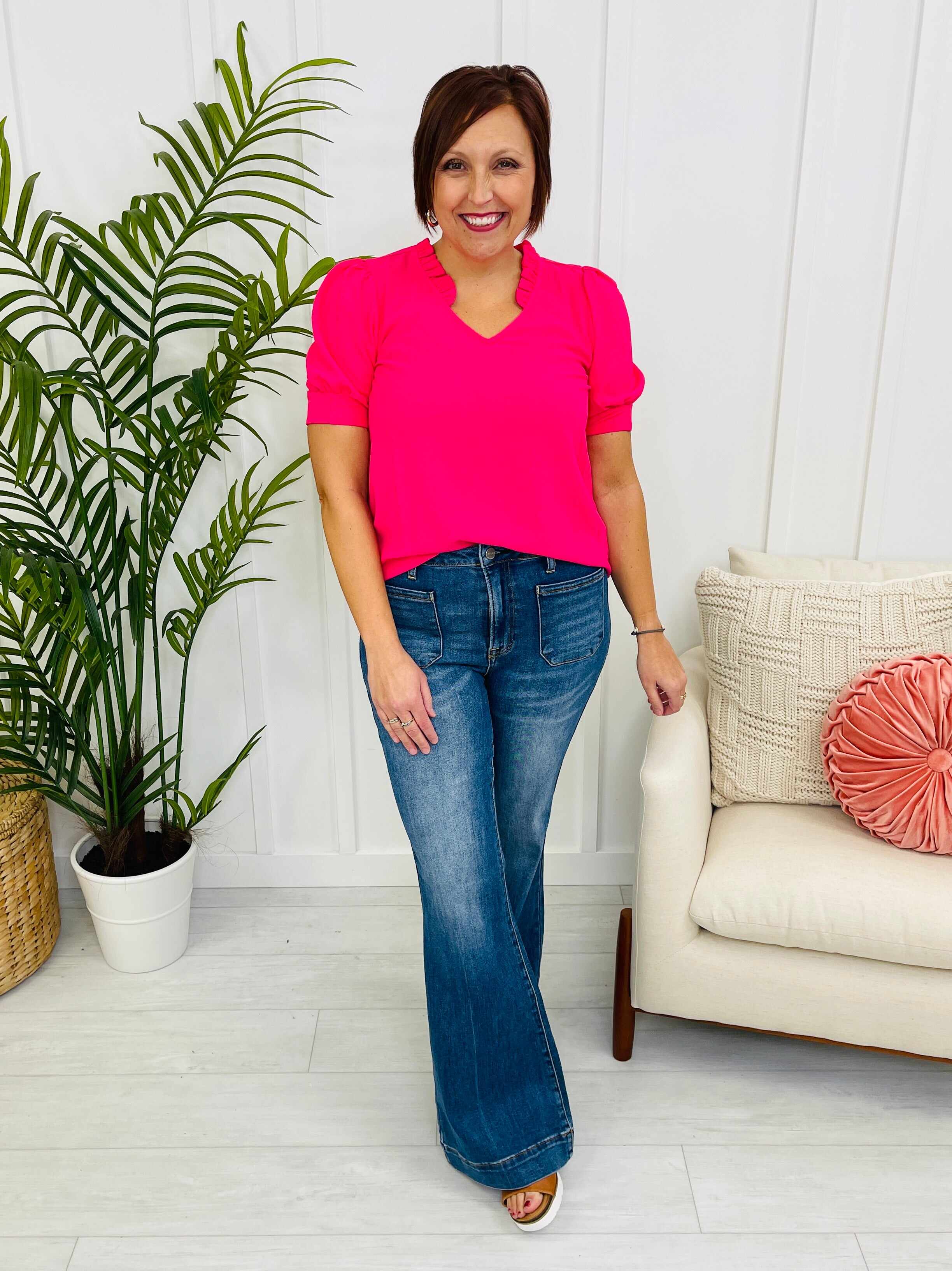Risen REG/CURVY Belle of the Ball Bell Bottom Jeans