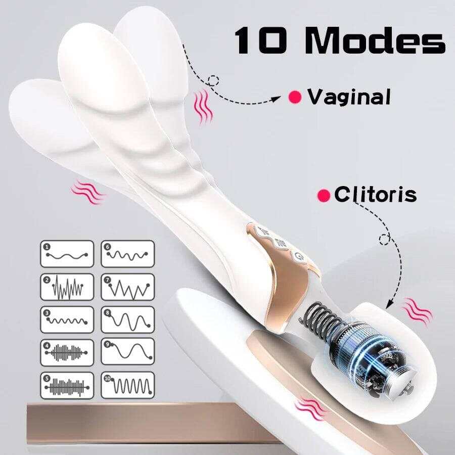Powerful Wand Vibrator for Women – 10 Modes Clitoral & G-Spot