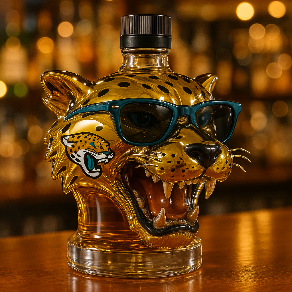 Jacksonville Jaguars Whisky Bottle