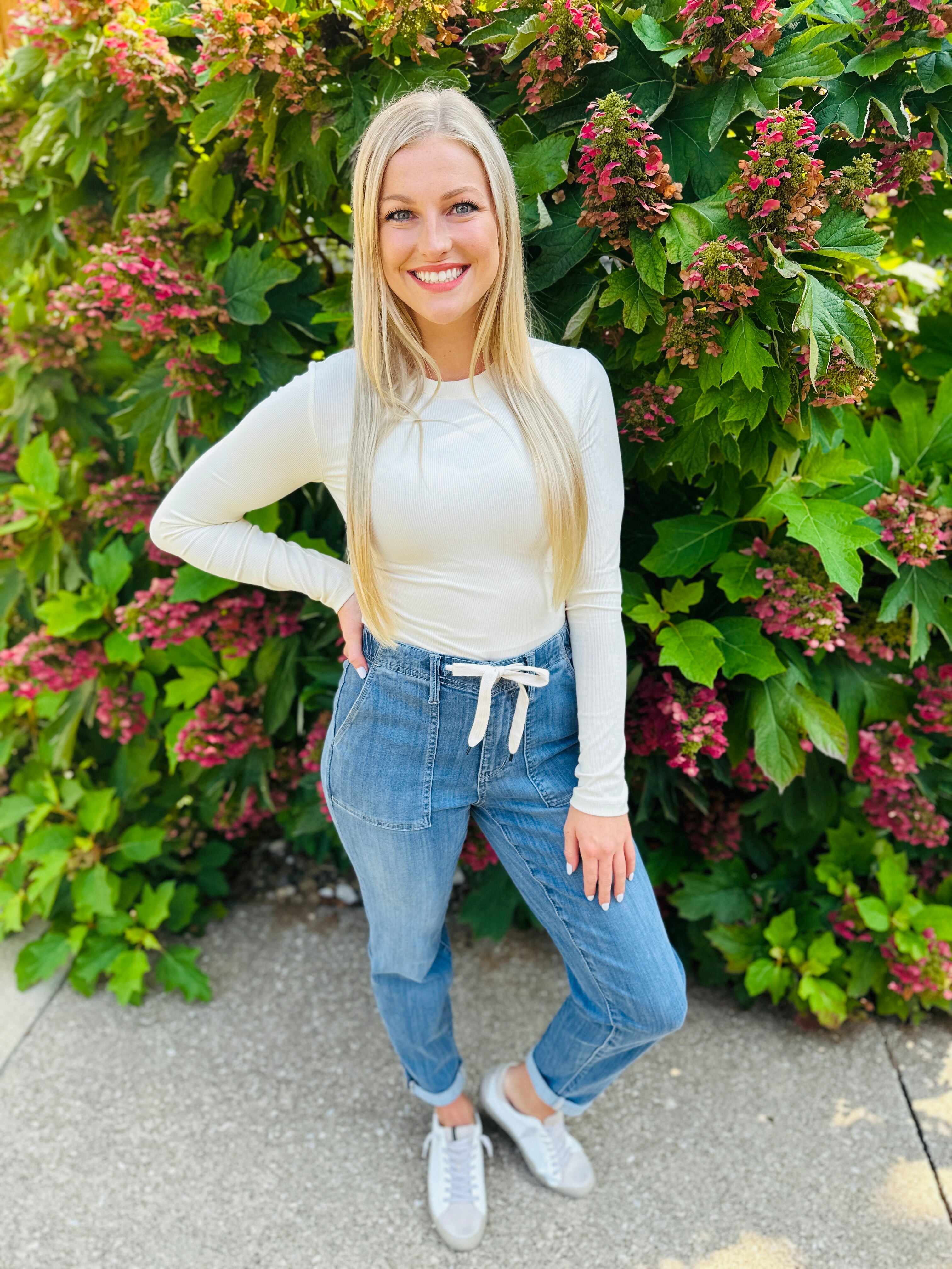 Joggers REG/CURVY Jog It Out Denim Joggers RESTOCK!