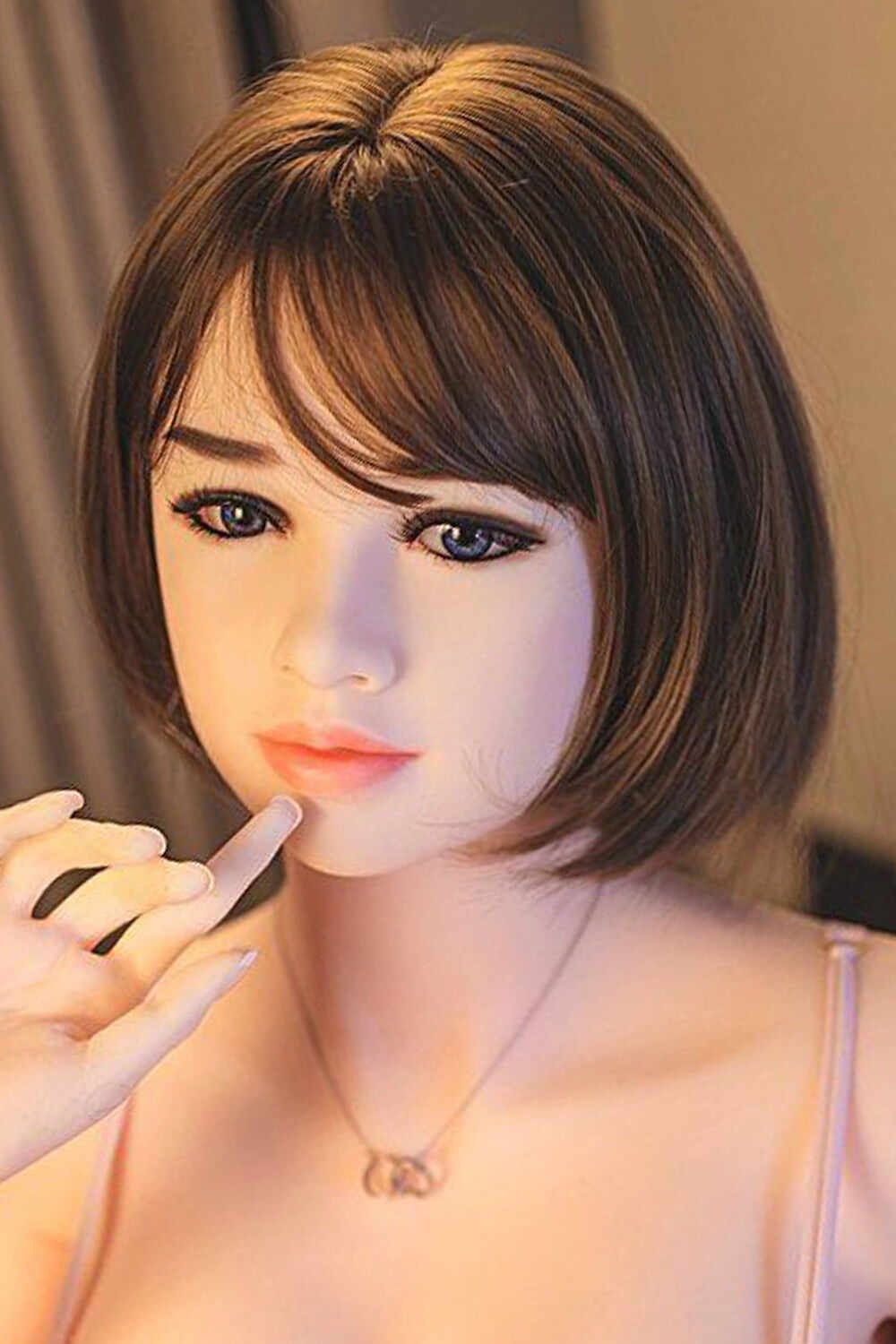 Chloe #117 TPE Asian Sex Doll Head Only