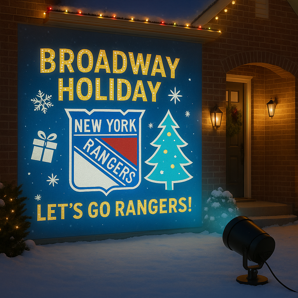 🎄🏒 Official NHL Christmas Projection Light ✨