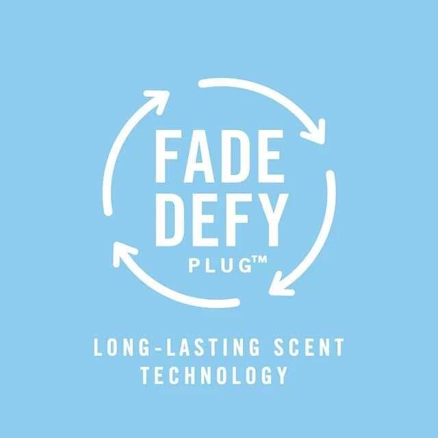 Febreze Odor-Fighting Fade Defy PLUG Air Freshener, Mountain, Ocean, Amber, (3) .87 fl. oz. Oil Refills