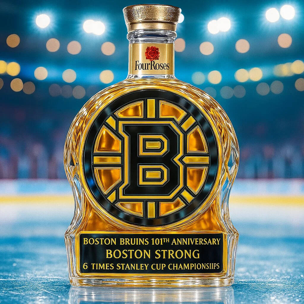 Boston Bruins Honor Whisky Bottle