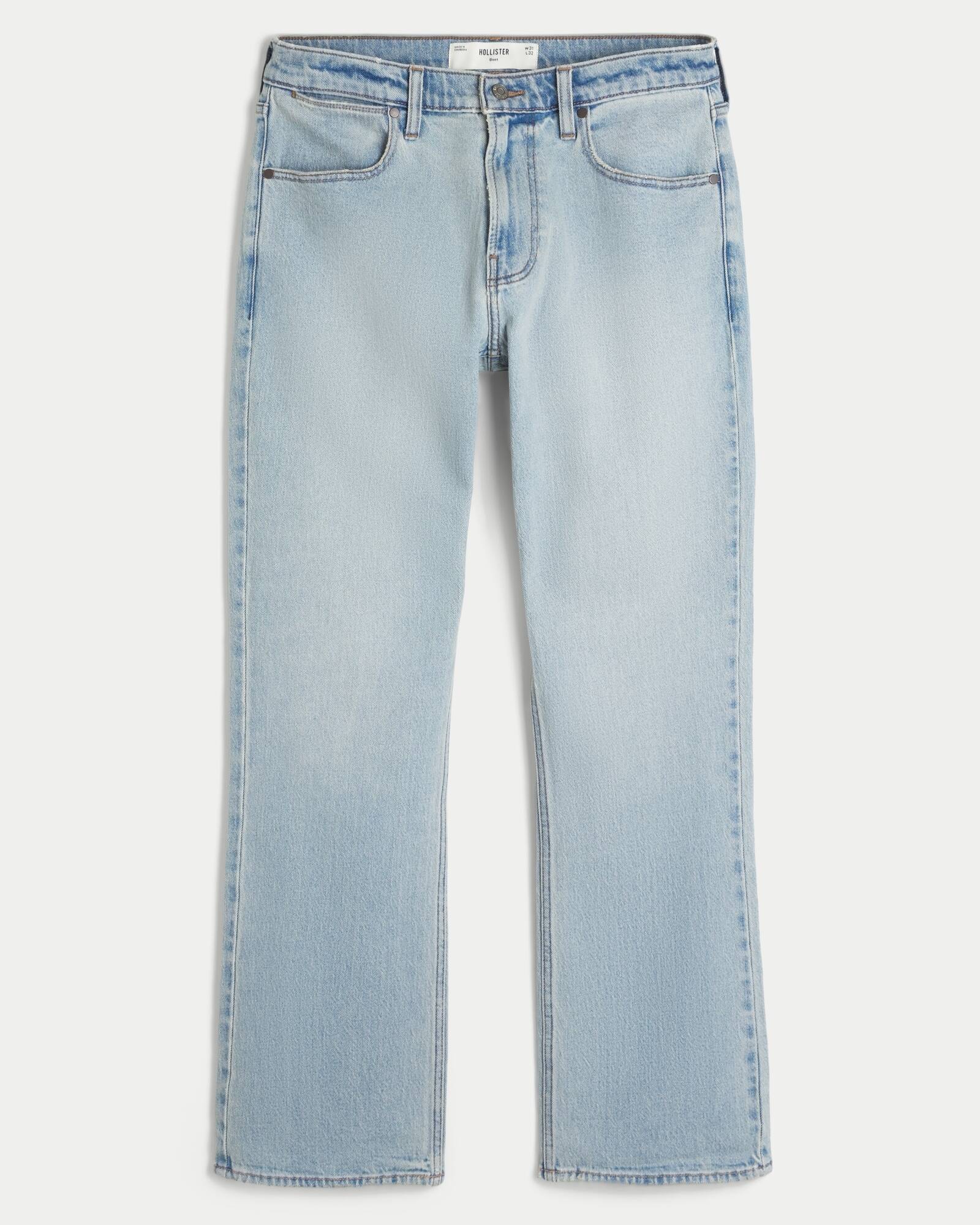 Light Wash Bootcut Jeans