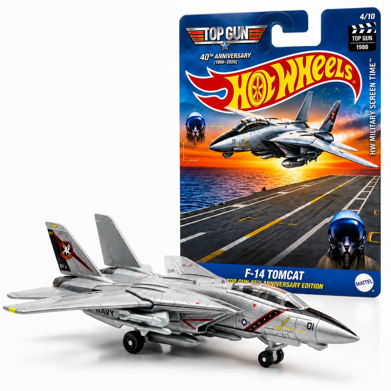 Hot Wheels Top Gun 40th Anniversary F-14 Tomcat