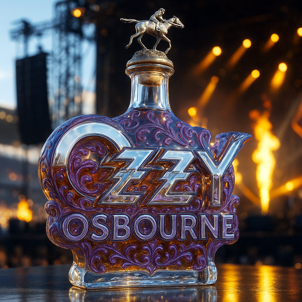 Ozzy Osbourne Legendary Commemorative Edition Whisky Bottle