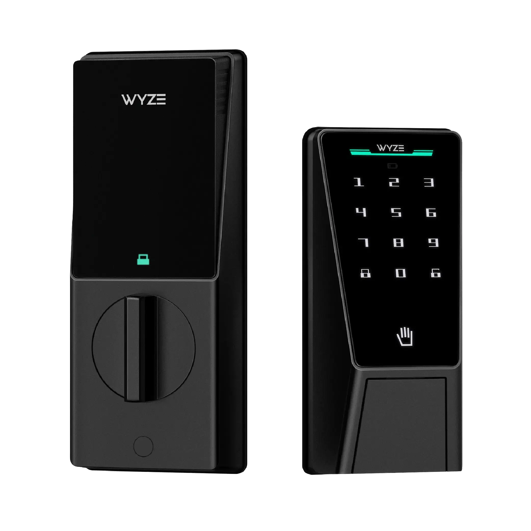 Wi-Fi Palm Recognition Smart Lock for Front Door, Keyless & Touchless Entry, Modern Design, Auto-Lock, Easy Installation, Deadbolt Replacement, IP53 Weatherproof