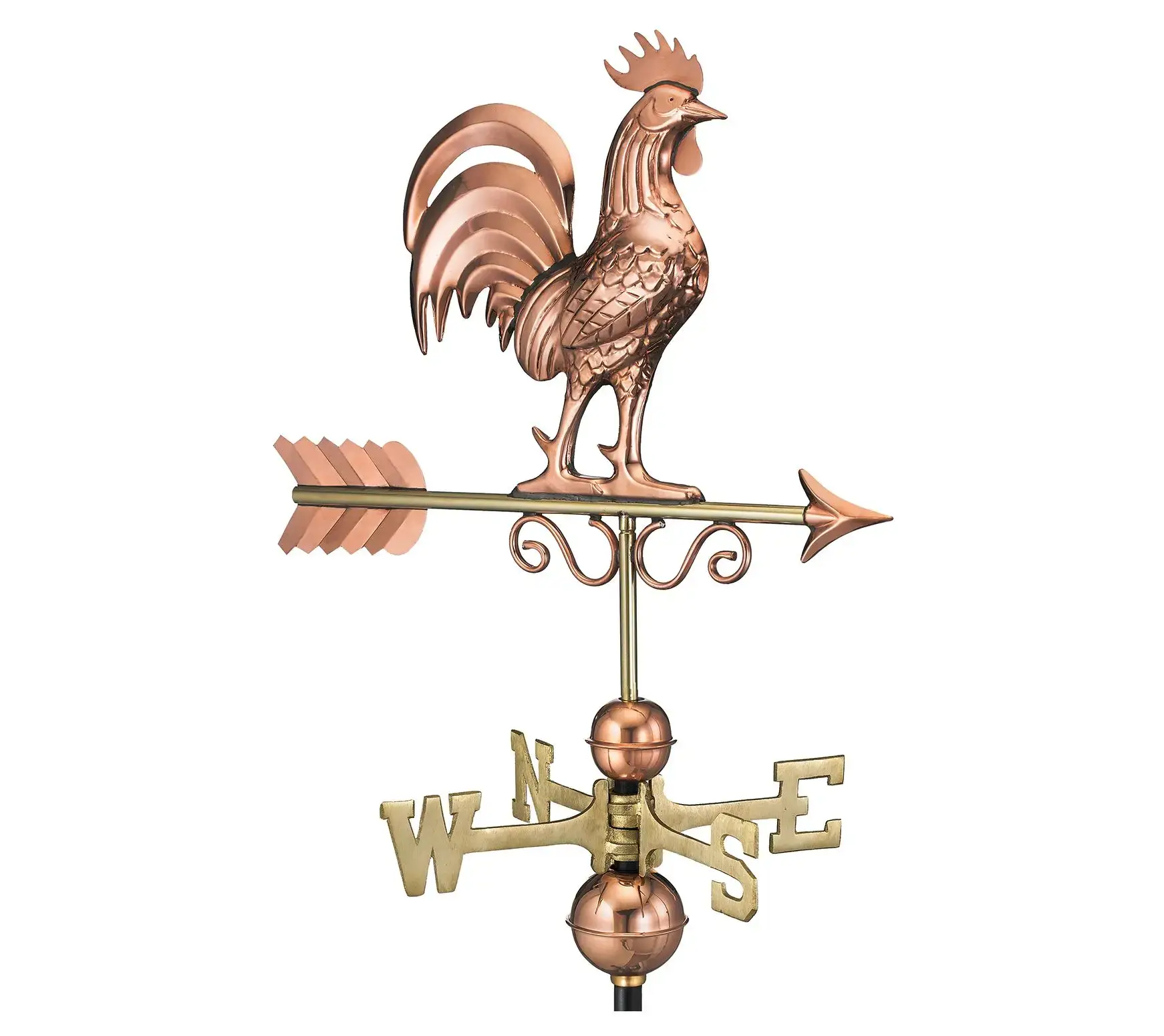Bantam Rooster Weathervane - Pure Copper
