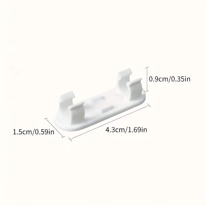 [20pcs Adjustable Cable Clips] 20pcs Strong Adjustable Adhesive Cable Management Clips | Wire Organizers for TV/PC/Network Cables, Under Desk & Wall Cord Holders for Home Office Organization, No Residue Removal