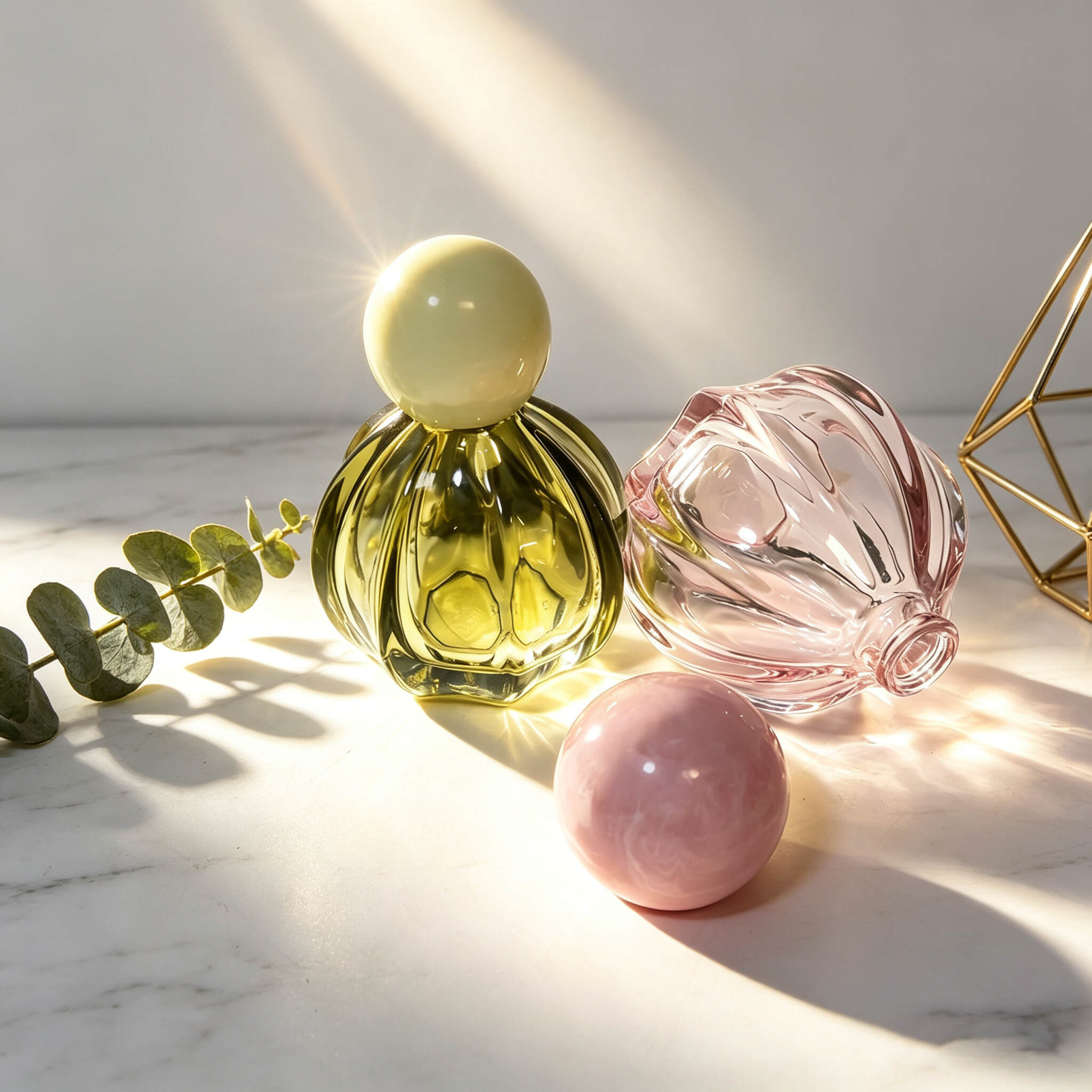 Vintage Pumpkin Shaped Perfume Spray Bottle