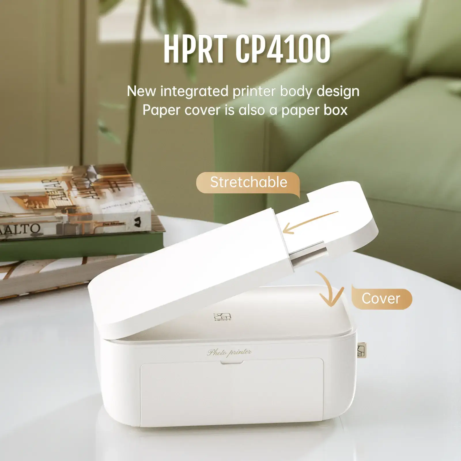 4x6 Photo Printer, Includes 20 Sheets & 1 Ribbon, Portable Thermal Dye Sublimation Printer with AR Video Printing, Valentine's Day Gift