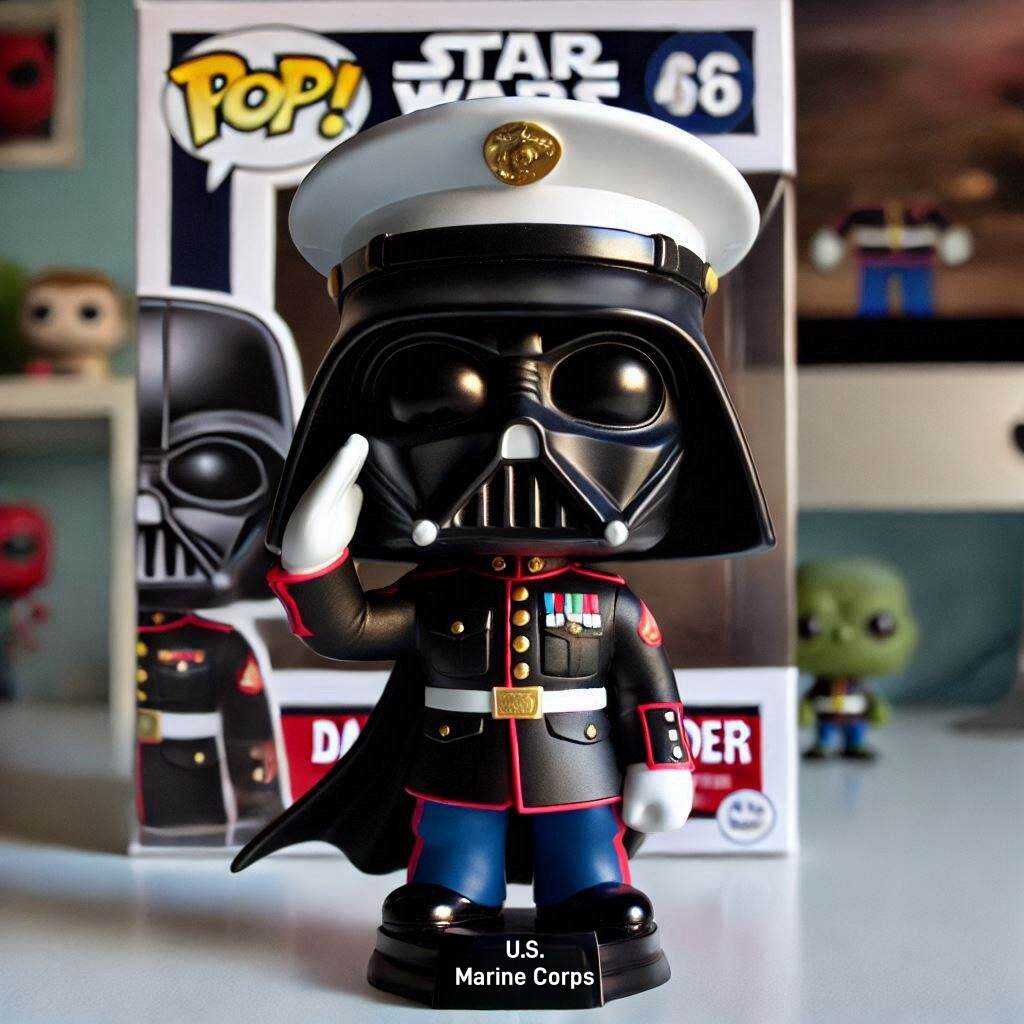 Tribute to American Soldiers Pop Figure - Dark Warrior Edition