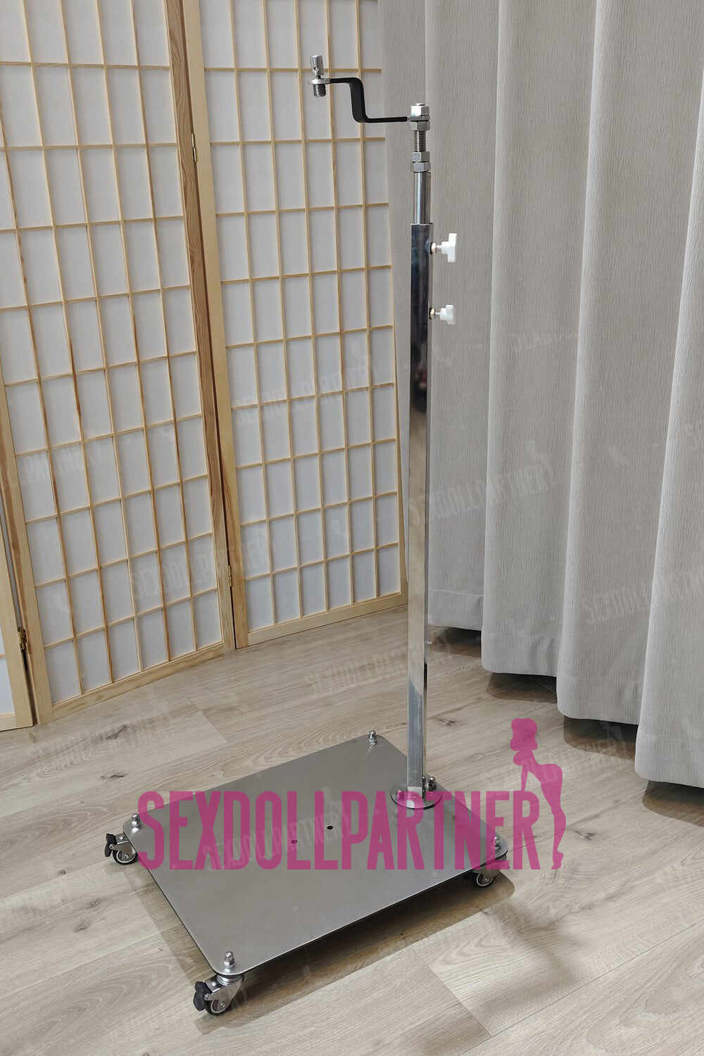 3 In 1 Premium Sex Doll Stand Hanging Real-life Adult Love Doll With Wheels For Display & Storage