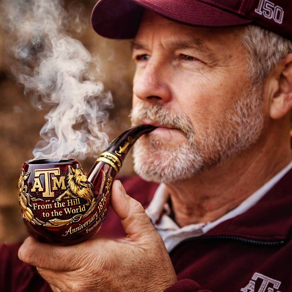 Texas A&M University 150th Anniversary Pipe