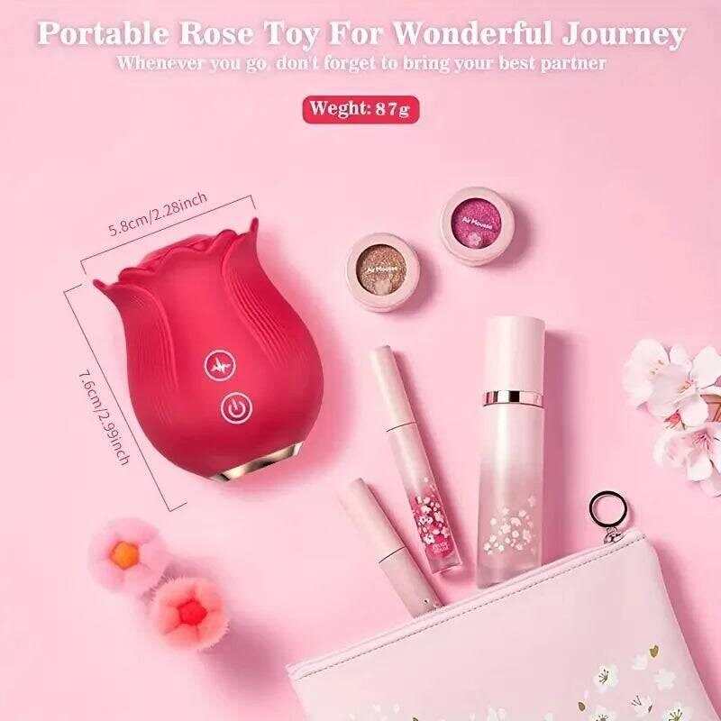 Rose Vibrator – G-Spot Vibrator with 12 Sucking Modes