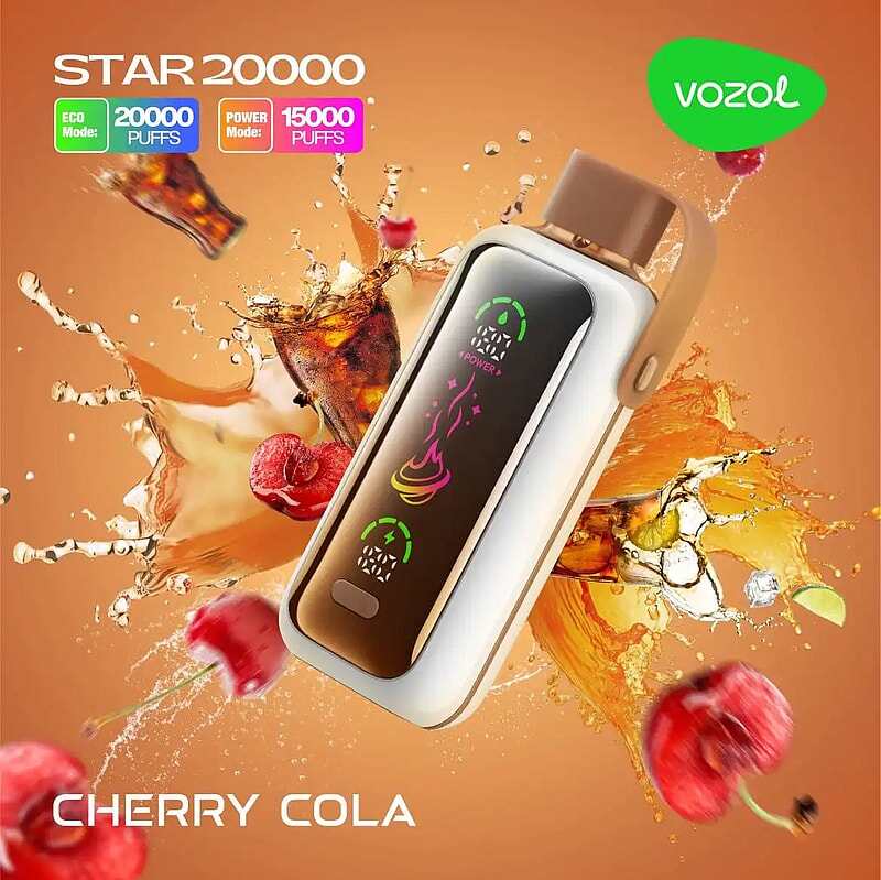 Vozol Star 20K Puffs Disposable Vape | Dual Power Mode with Mirror Screen
