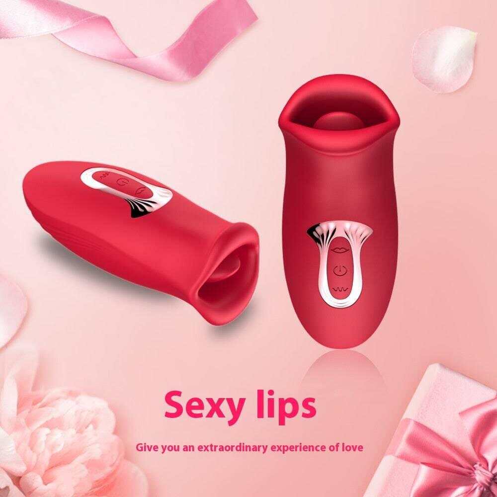 Multi-frequency Tongue Licking Clitoral Vibrator