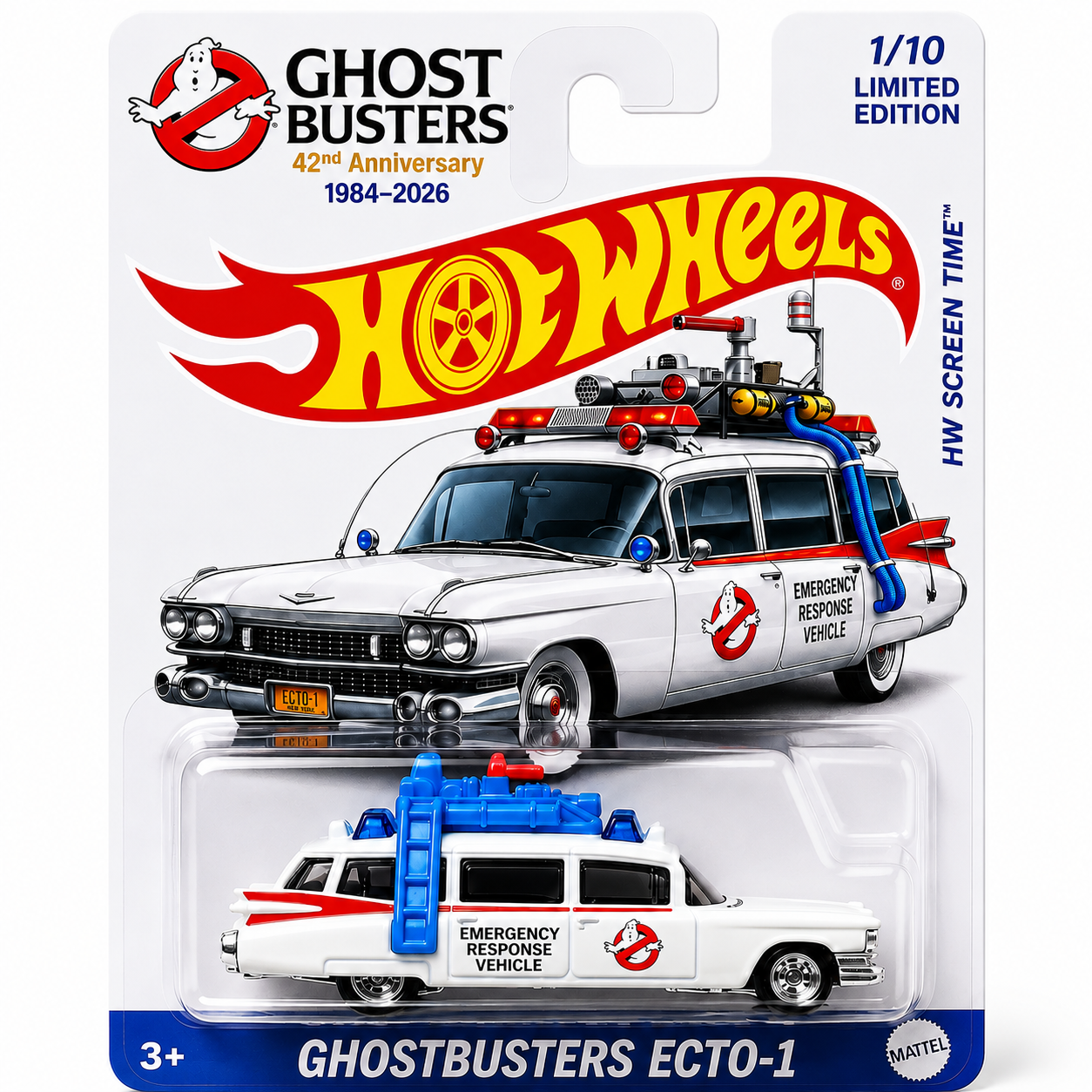 Hot Wheels Ghostbusters 42nd Anniversary Edition ECTO-1
