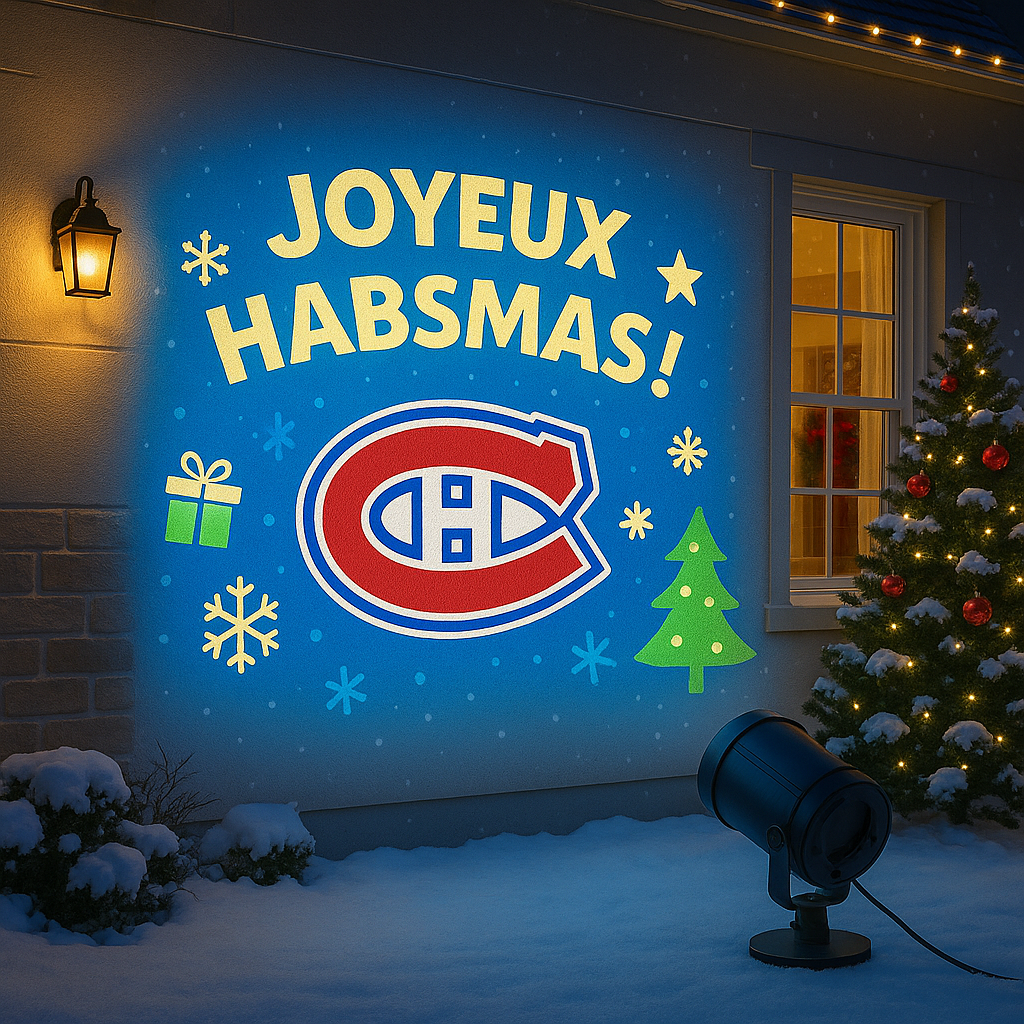 🎄🏒 Official NHL Christmas Projection Light ✨