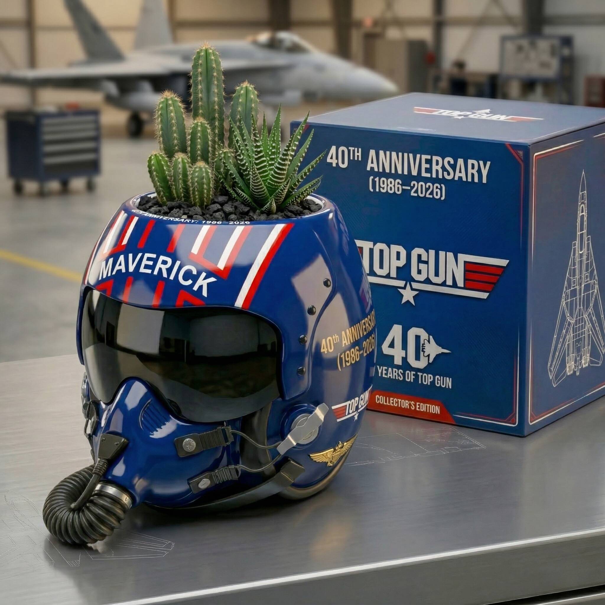 ✈️ TOP GUN 40th Anniversary Maverick Helmet Planter