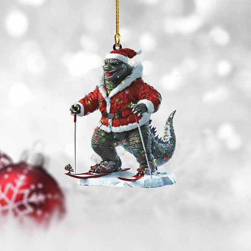 Festive Goodzilla Sports Ornaments