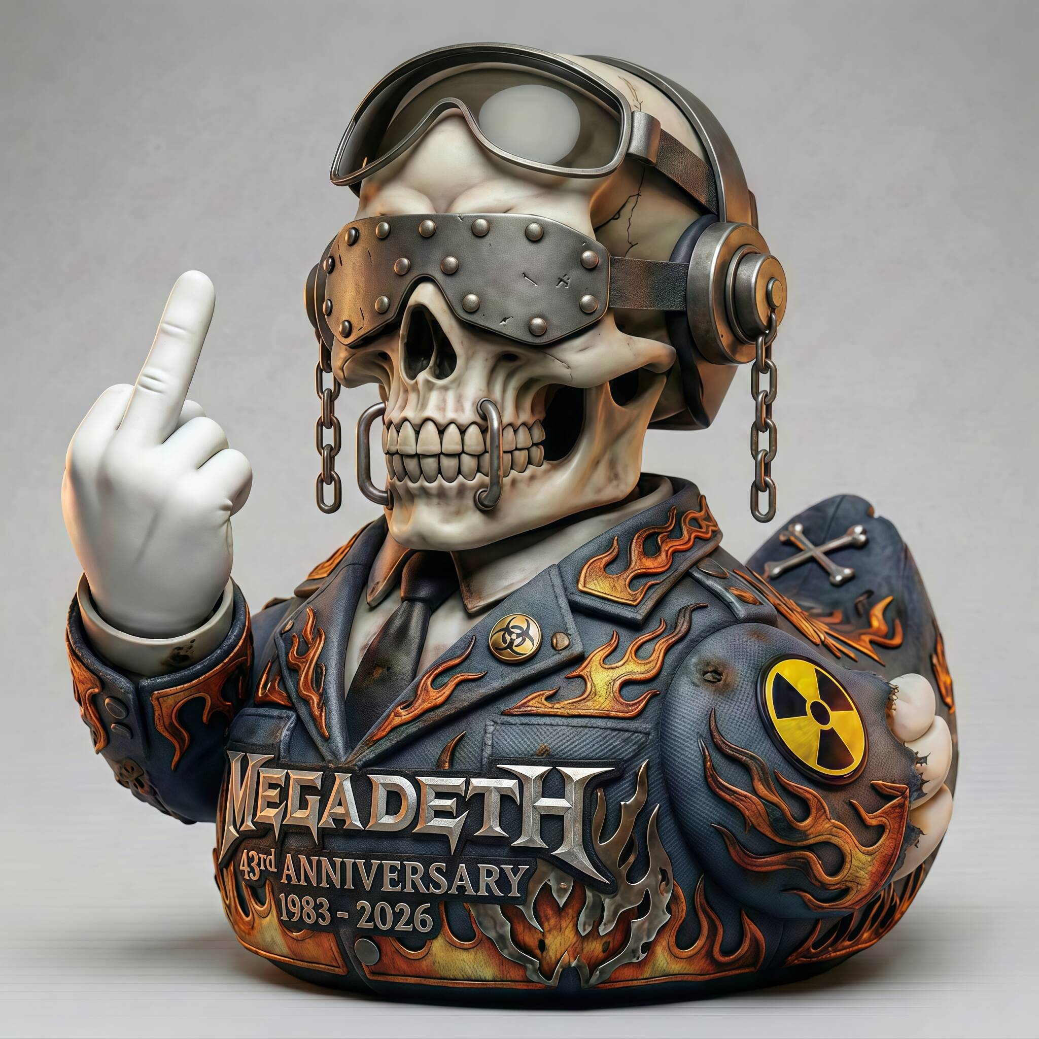 Megadeth 43rd Anniversary Duck