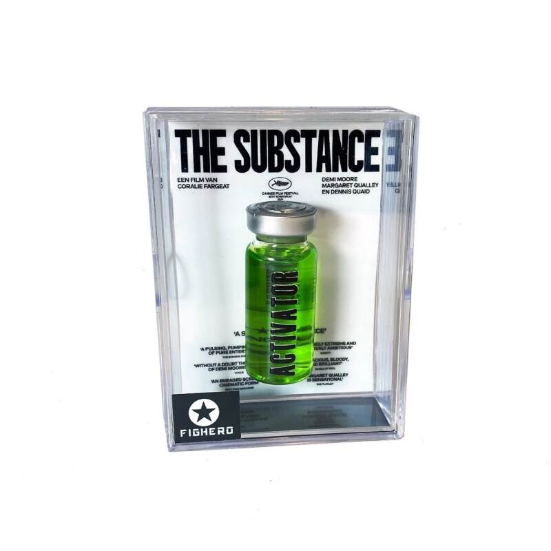 The Substance Activator Serum Vial Bottle with Display Collectable Box Movie Prop