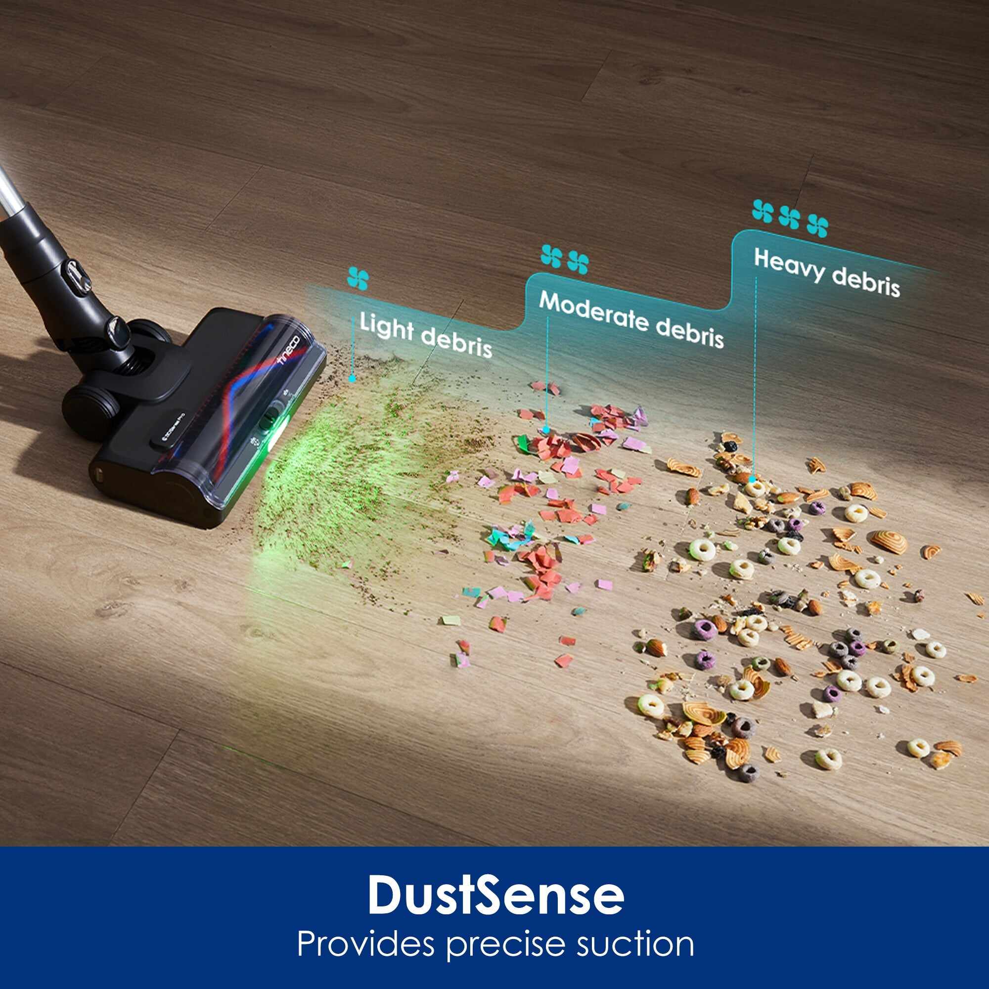 Tineco PURE ONE S70 Cordless Smart Vacuum Blue Gray