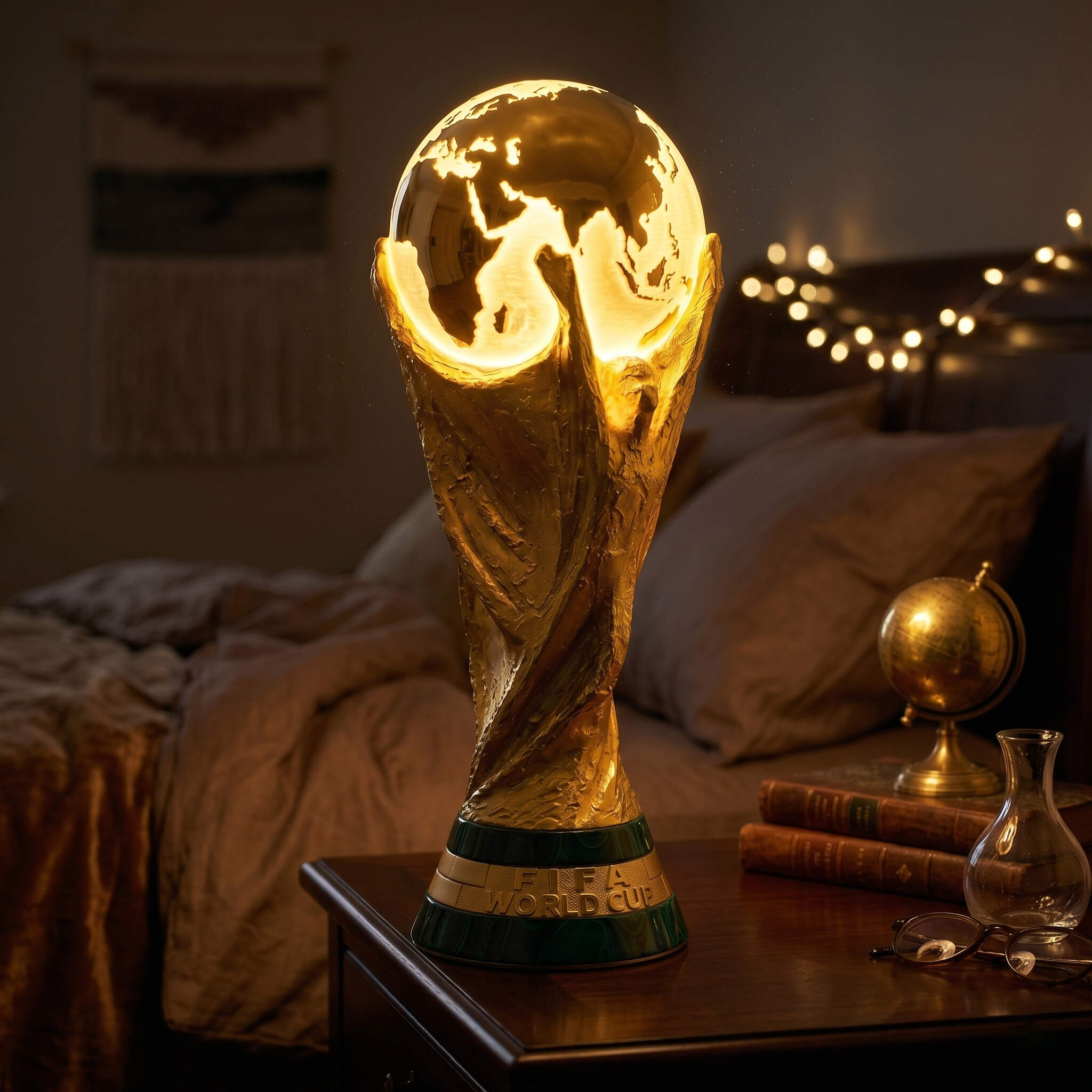 FIFA World Cup Official-Inspired Trophy  Limited Edition Glowing Luxury Night Light