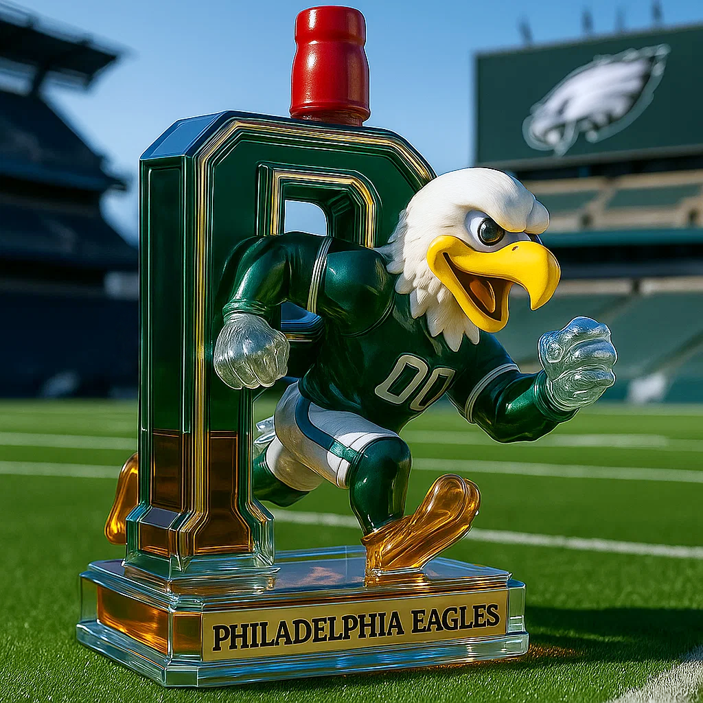 Philadelphia Eagles Commemorative Whiskey Bottle