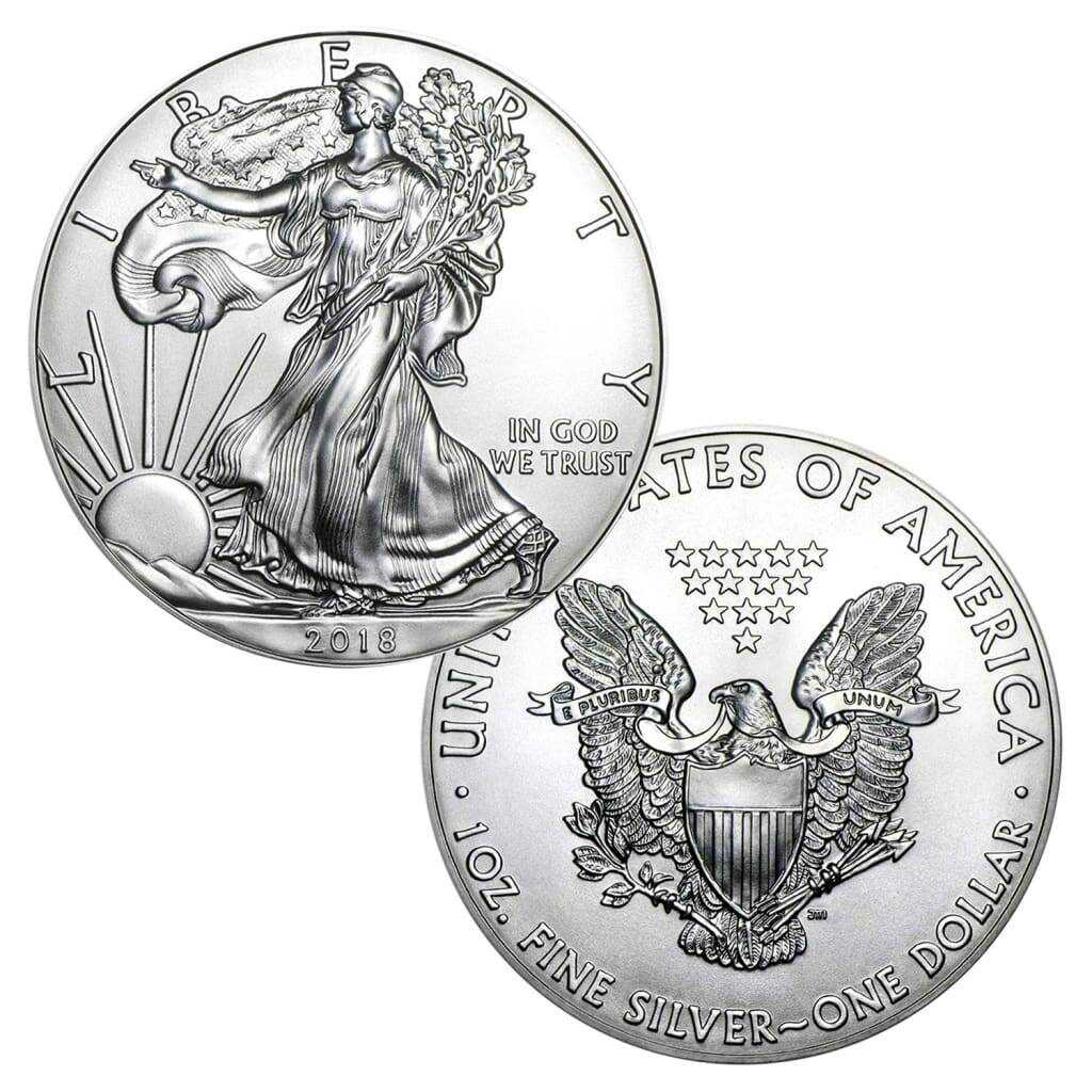 2018 $1 American Silver Eagle Brilliant Uncirculated